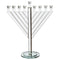 Chanukah Candle Menorah: Crystal Elegant - 15.7"