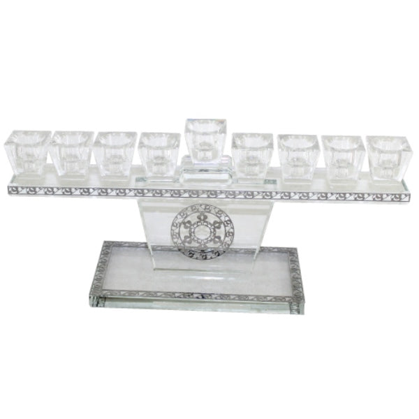 Chanukah Menorah: Crystal