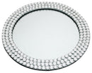 Candlestick Tray: With Stones - Glass (Round)