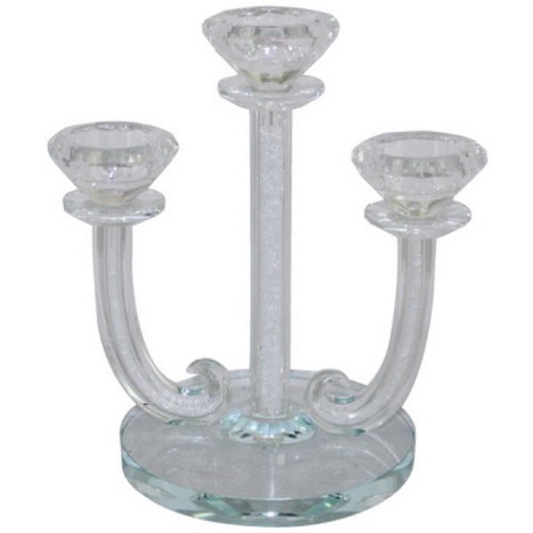 Candelabra: 3 Branch - Crystal