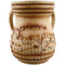 Wash Cup: Polyresin - Woodlike Jerusalem Design
