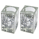 Candlestick Set: Crystal Pomegranate Design