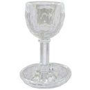 Kiddush Cup & Tray: Crystal
