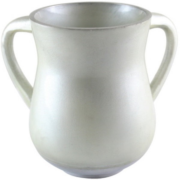 Wash Cup: Aluminum - White