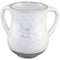 Wash Cup: Aluminum Glitter Design - White