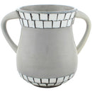 Wash Cup: Aluminum Pearl With Mirror Pieces