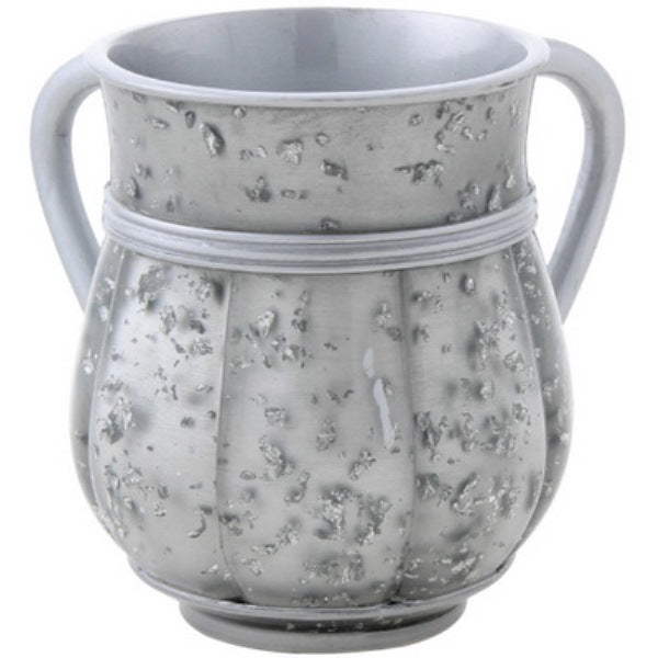 Wash Cup: Polyresin - Silver Decorations