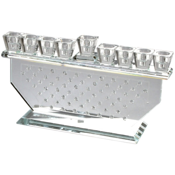 Chanukah Menorah: Crystal