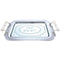Shabbos & Yom Tov Tray: Stainless Steel With Handles