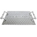 Candlestick Tray: Glass With Handles