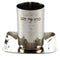 Kiddush Cup With Square Tray: Stainless Steel Hammered