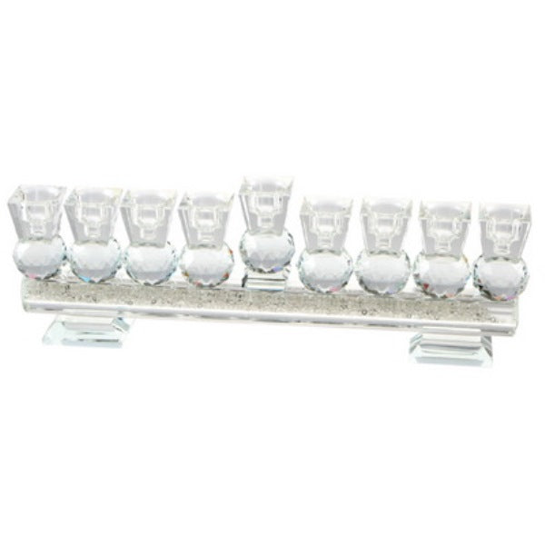 Crystal Menorah Strip With Stones