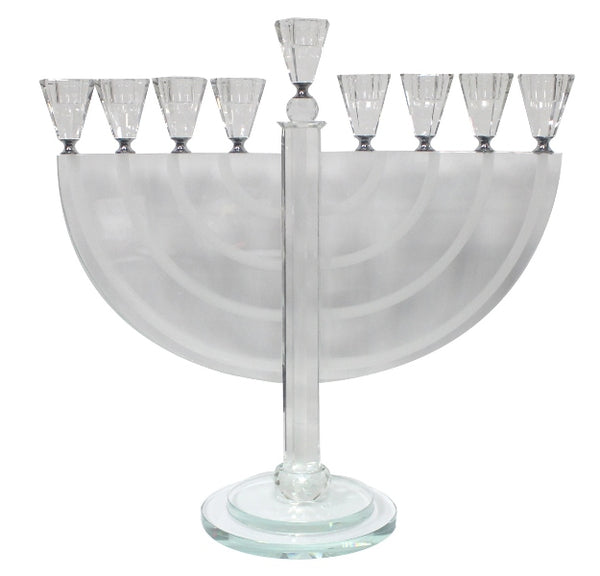 Circle Crystal Menorah