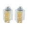 Salt & Pepper Shaker Set: Crystal & Gold Plated Jerusalem Design