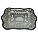 Challah Board: Wood & Silver Plated