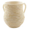 Wash Cup: Polyresin - Cream Strings Design