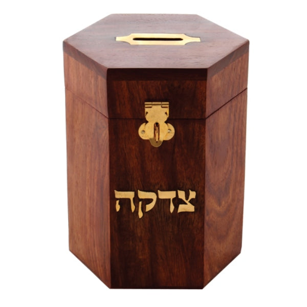 Tzedakah Box: Wood