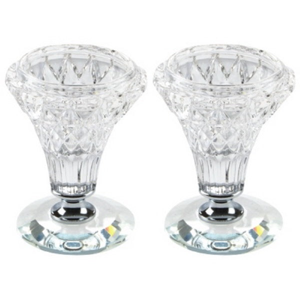 Candlestick Set: Crystal