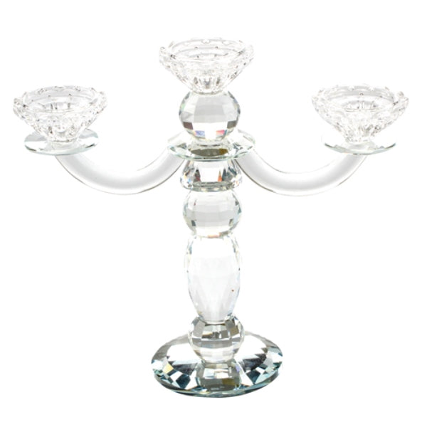 Candelabra: 3 Branch - Crystal