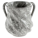 Wash Cup: Polyresin - Wave Grey Marble