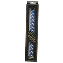 Havdalah Candle: Blue & White - 11.7"Cm