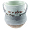 Wash Cup: Polyresin - Gradient Brown 2 Lines 3D Words