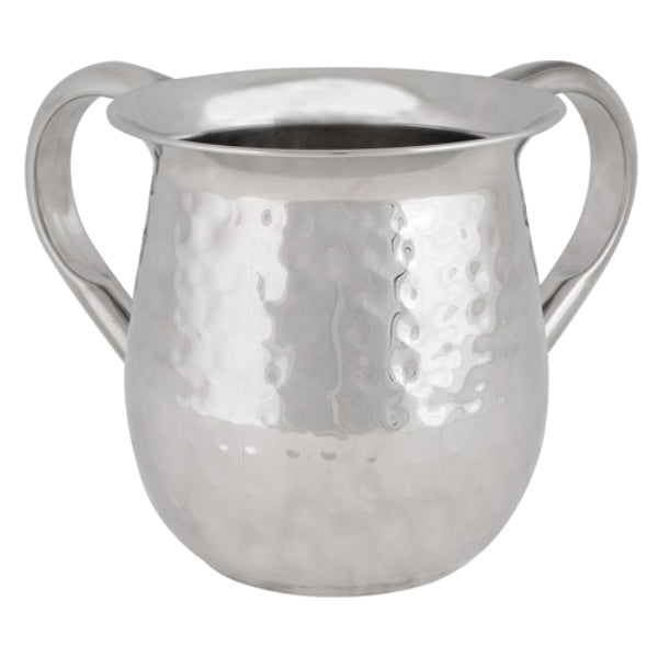 Wash Cup: Stainless Steel Hammered