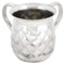 Wash Cup: Stainless Steel 13Cm Quilted Design