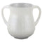 Wash Cup: Aluminum White Stripe Design