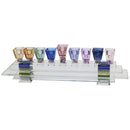 Chanukah Menorah: Crystal