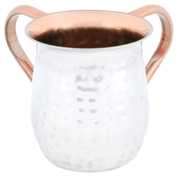 Wash Cup: Stainless Steel Hammered - Copper