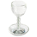 Kiddush Cup & Tray: Crystal