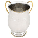 Wash Cup: Aluminum Hammered