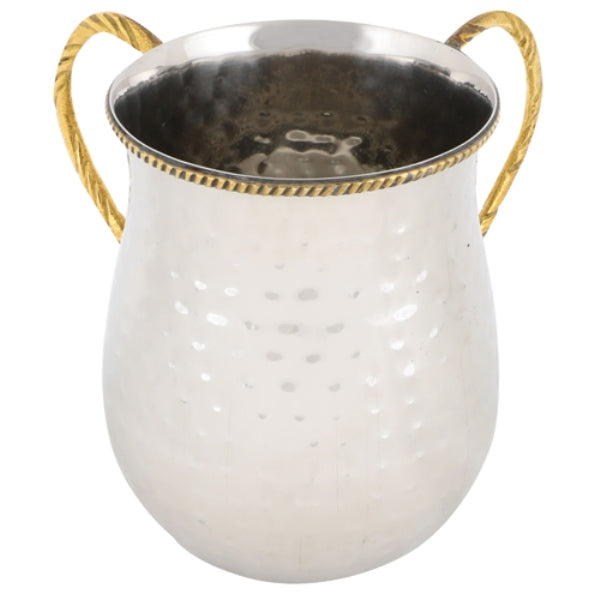 Wash Cup: Aluminum Hammered