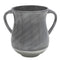 Wash Cup: Aluminum Diagonal Design - Grey