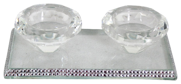 Candlestick Set - Crystal