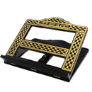 Shtender Tabletop: Wood - Gold Plated