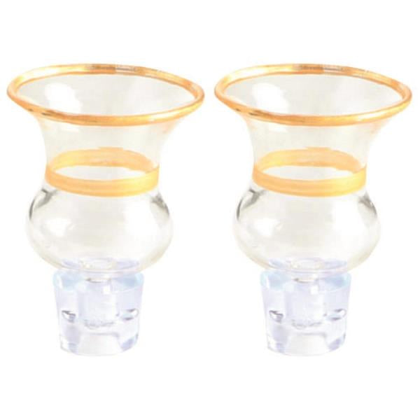 Oil Glass Set Round - Gold