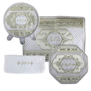 Pesach Set: Brocade With Big Stones