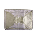 Pesach Pillowcase: Luxury Satin Quilted With Stones - White & Beige