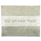 Challah Cover: Faux Leather Cream And Ivory Marble Deisng Horizontal