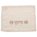 Pesach Set: Brocade And Velvet With Stones - Brown And Off White (Set of 4)