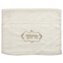 Pesach Set: Brocade And Velvet With Stones - Brown And Off White