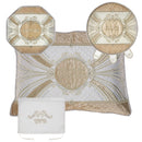 Pesach Set: 4 Pcs - Brocade With Stones
