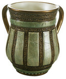Wash Cup: Oblong Stripes Copper