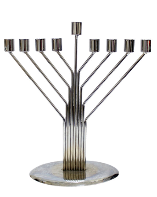 Chanukah Menorah: Tin Chabad Style