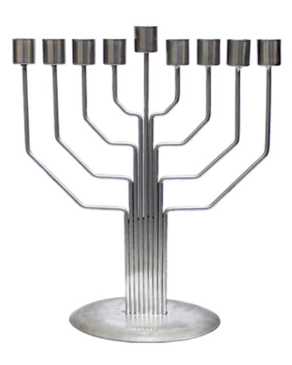 Chanukah Menorah: Tin Chabad Style