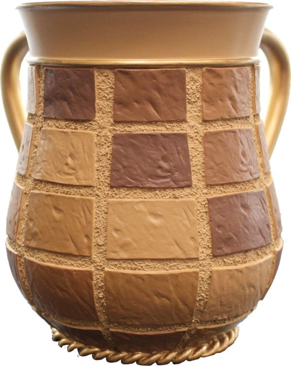 Wash Cup: Polyresin - Tile Design