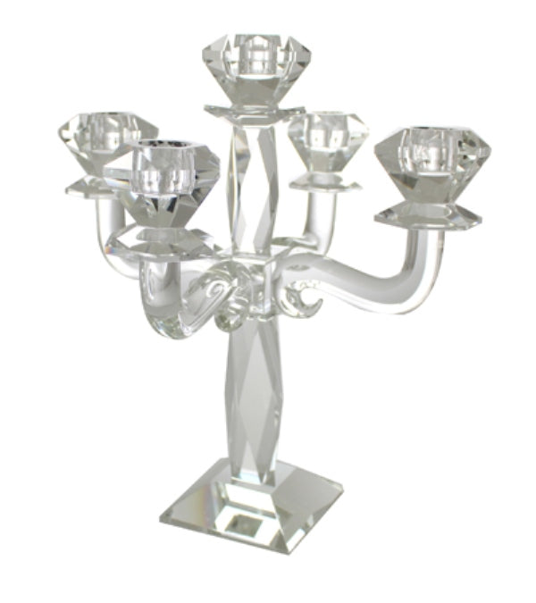 Candelabra: 5 Branch - Crystal