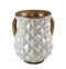 Wash Cup: Polyresin - Diamond Beveled Design